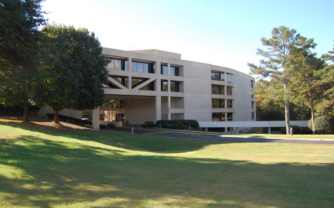 Hall County Government Center on Browns Bridge Road. Hall County Commission Meets Here