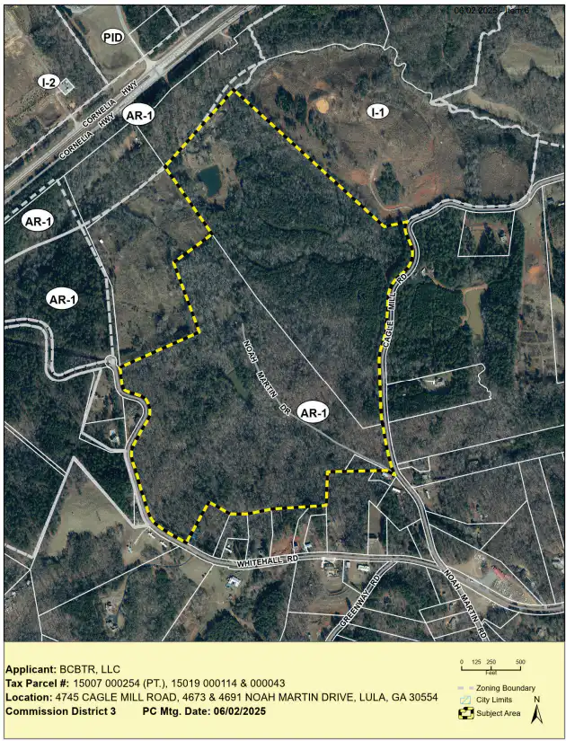 District 3: 4745 Cagle Mill Rd & 4673 Noah Martin Dr 1 District 3 Cagle Mill Rd Martin Dr