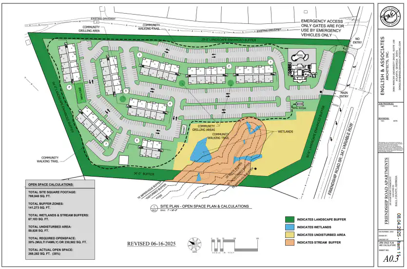 District 1: 1661 Friendship Rd, Rezone/Special use for 266-unit residential development