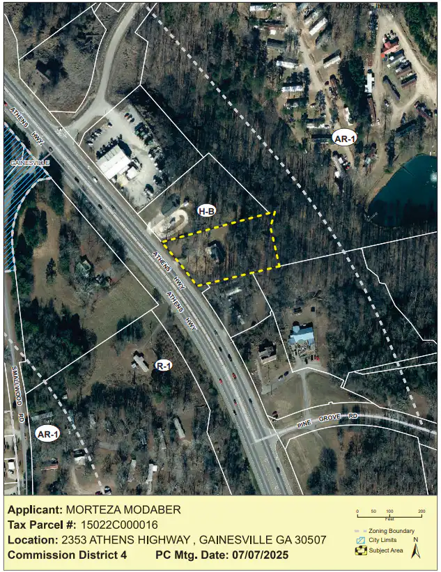 District 4: 2353 Athens Highway 1 District 4 Location of Vehicle Sales at 2353 Athens Highway