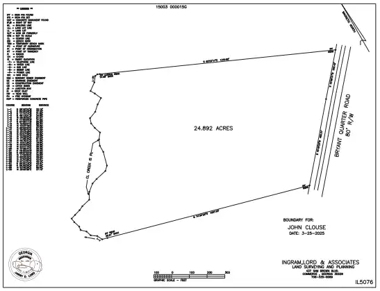 District 3: 4965 Bryant Quarter Road 2 Rezone from Planned Commercial Development (PCD) to Agricultural Residential 1 (AR-1) District 3