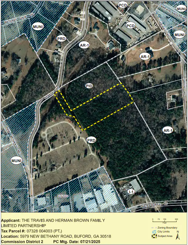District 2: 5979 New Bethany Rd 1 5979 New Bethany Rd Rezone District 2