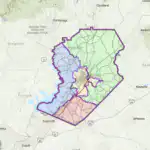 Hall County Non-Partisan Debate Recap: Candidates Lay Out Their Visions 1 Hall County Commission District Map