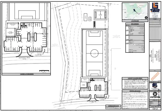 District 4: 2196 Centennial Drive 2 District 4: 2196 Centennial Dr Site Plan: (A) Special Use | Outdoor Recreation (B) Variance to 8.1.1 for required parking