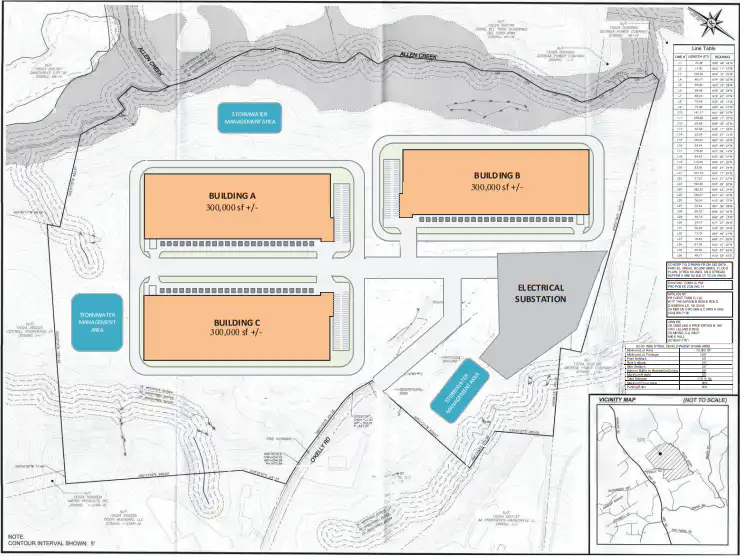 District 3: 2400 O'Kelly Road 2 District 3: 2400 Okelly Road Site Plan; (A) Rezone from Planned Industrial Development (PID) to Light Industrial (IͲ1) and (B) Special Use as a Data Center