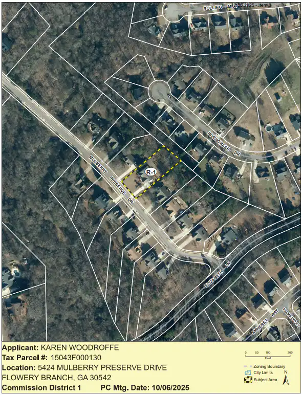 District 1: 5424 Mulberry Preserve Drive 1 District 1: 5424 Mulberry Preserve Drive Map Special Use Group Home