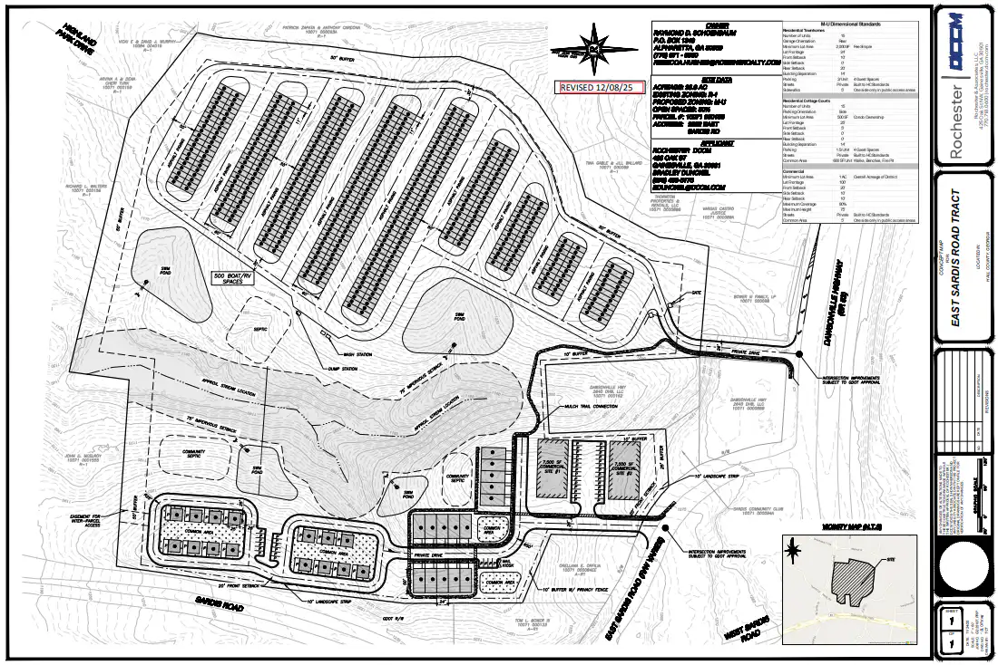 District 2: 2632 Sardis Road Site Plan